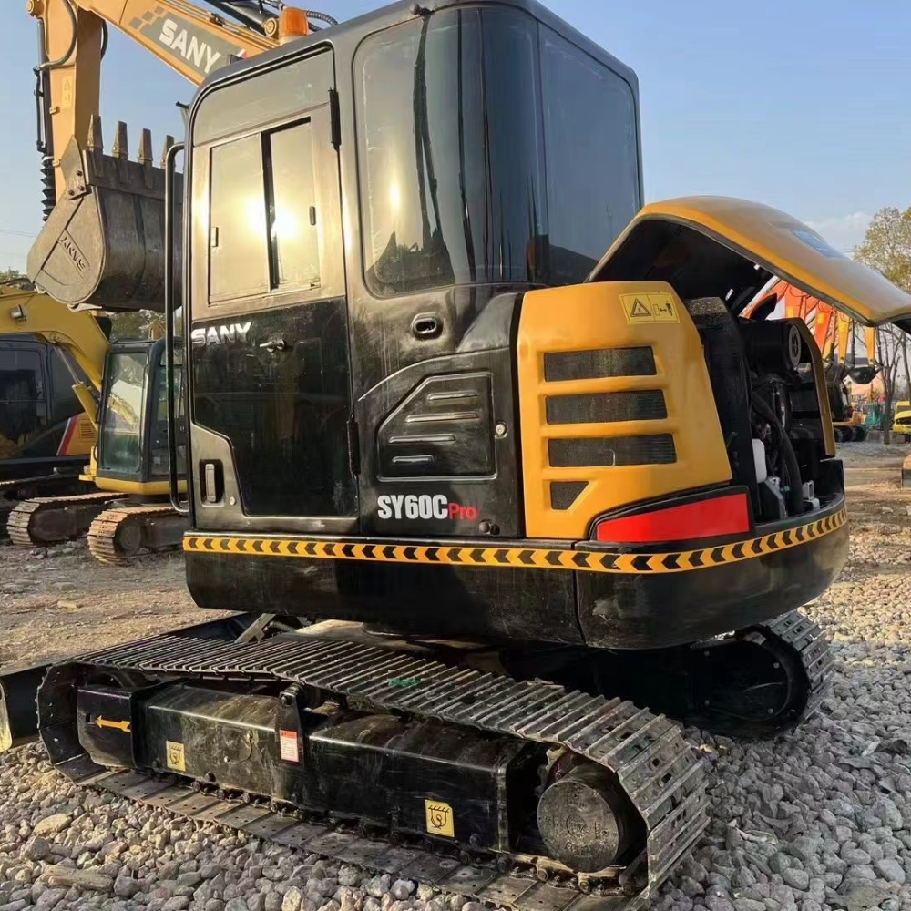 Sany 60 used excavators crawler backhoe 0.7m³