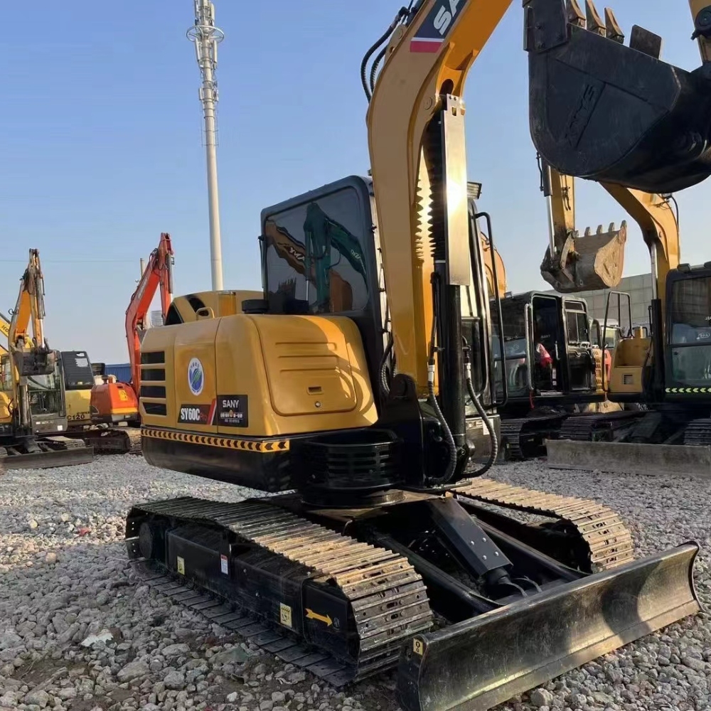 Sany 60 used excavators crawler backhoe 0.7m³